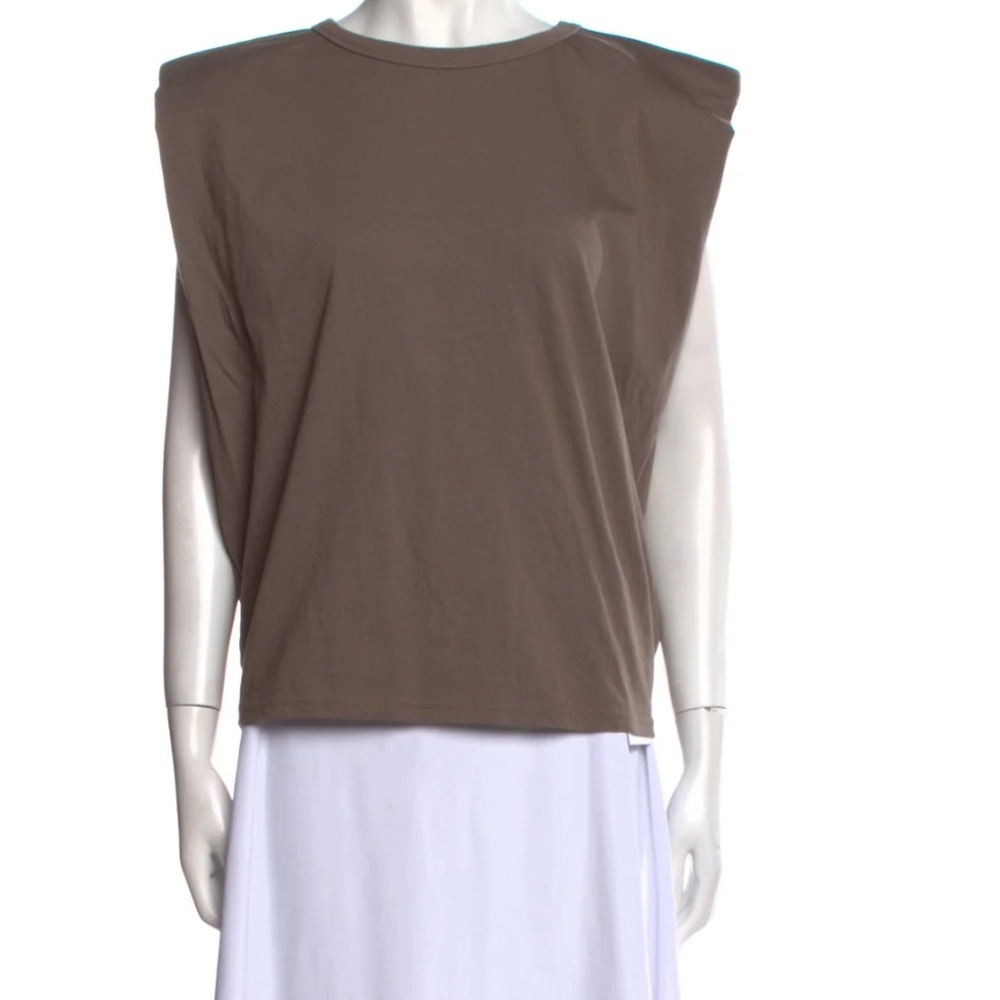 The Frankie Shop Eva Muscle Tank - Brown